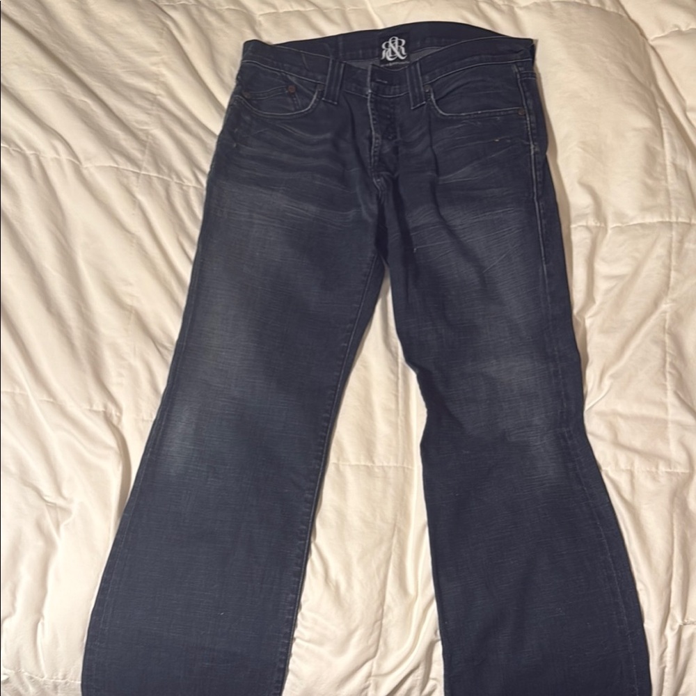 Rock & Republic Dark Blue Straight Men's Jeans